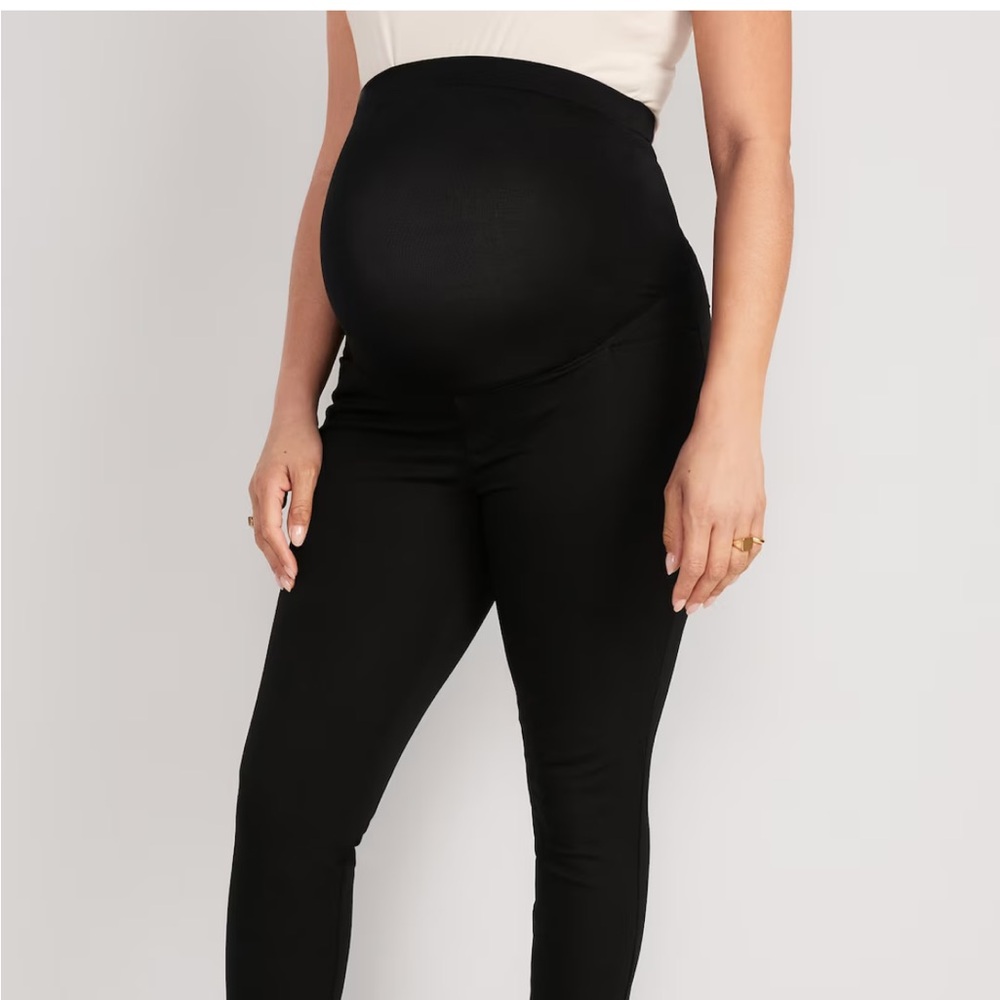 Old Navy Mayernity Full-Panel Pixie Ankle Pants B… - image 1